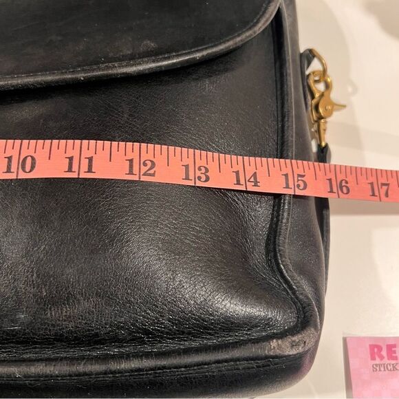 RARE Coach Vtg Leather Messenger Briefcase Satchel unlined - Picture 15 of 15